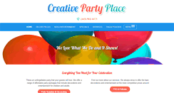 Desktop Screenshot of creativepartyplay.com